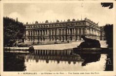 CPA Versailles le Chateau vu du Parc 
