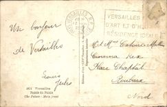 CPA Versailles Facade du Palais 