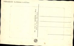 CPA Versailles le Chateau vu du Parc 