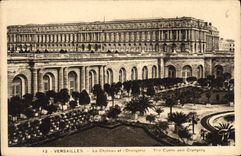 CPA Versailles le Chateau et l'Orangerie 