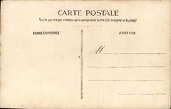 CARTE PHOTO Monument Lion