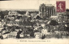 CPA Beauvais Panorama pris de Saint Etienne 