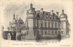 CPA Chateau de Chantilly vue prise du Parierre 