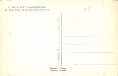 CPA Col du Petit Saint Bernard le Mont Blanc vu du Petit Saint Bernard 