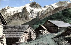 CPA Paysages Alpestres de bergers en haute montagne 