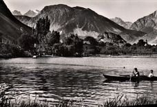 CPA Les Alpes La Roche de Rame le lac tete de la Rochaille Canoe