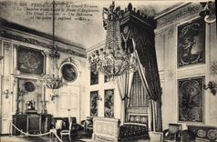 CPA Versailles Le Grand Trianon la chambre a coucher de la Reine d'Angleterre 