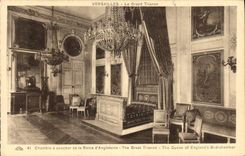 CPA Versailles le Grand Trianon Chambre a coucher de la Reine d'Angleterre 