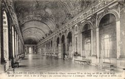 CPA Palais de Versailles Galerie des Glaces le 18 Janvier 1871 le Roi de Prusse y fut couronne Emper