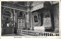 CPA Versailles Chambre a coucher de Louis XIV 