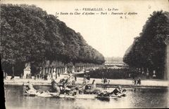 CPA Versailles Le Parc le Bassin du Char d'Apollon 