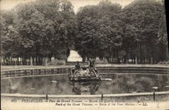 CPA Versailles Parc du Grand Trianon Bassin des Quatre Pucelles 