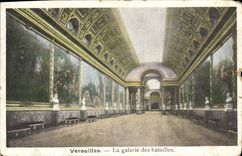 CPA Versailles la galerie des batailles 