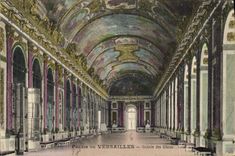 CPA Palais de Versailles Galerie des Glaces 