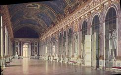 CPA Chateau de Versailles Galerie des Glaces 