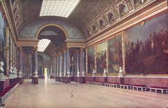 CPA Chateau de Versailles La Galerie des Batailles 