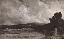 CPA Chantilly Musee Conde St Cloud et le Pont de Sevres 