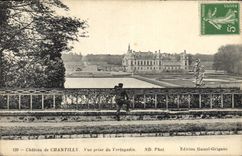 CPA Chateau de Chantilly vue prise du Vertugadin 