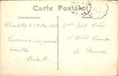 CPA Chateau de Chantilly vue prise du Vertugadin 