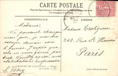 CPA Chateau de Chantilly Etangs de Comelle 