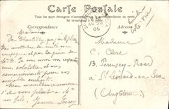 CPA Le Chateau de la Reine Blanche Oise 