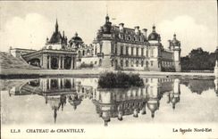 CPA Chateau de Chantilly la facade nord est 