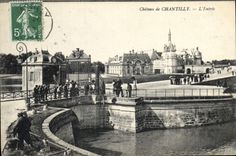CPA Chateau de Chantilly l'Entree 