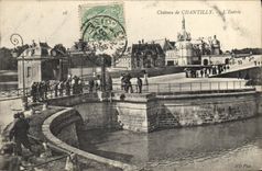 CPA Chateau de Chantilly L'Entree 