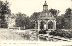 CPA Chantilly le Chateau L'Ile d'Amour 