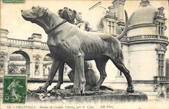 CPA Chantilly Musee Conde Chiens par A Cain 