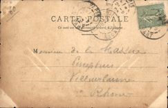 CPA Chantilly Vue du Chateau prise de la pelouse de l'autre cote du canal 