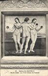 CPA Chateau de Chantilly Musee Conde les Trois Graces de Raphael 