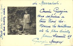 CARTE PHOTO Femme Enfants