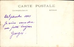 CARTE PHOTO Enfant Cheval