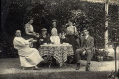 CARTE PHOTO La Varenne St Maur Personnages