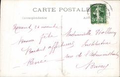 CARTE PHOTO Personnages Femmes Enfant