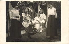 CARTE PHOTO Personnages Enfants