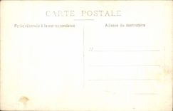 CARTE PHOTO Enfant Homme Bateau
