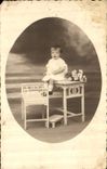 CARTE PHOTO Enfant Bebe