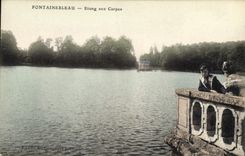 CPA Fontainebleau Etang aux Carpes Enfants