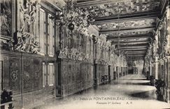 CPA Palais de Fontainebleau Galerie Francois I 