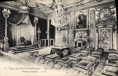 CPA Palais de Fontainebleau Salle du Trone 