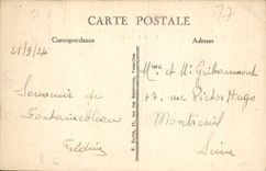 CPA Palais de Fontainebleau le Palais Vue du Jardin Anglais 