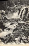 CPA Env de Cauterets Cascade de Lutour 