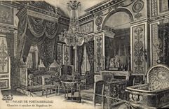 CPA Palais de Fontainebleau  Chambre a Coucher de Napoleon 
