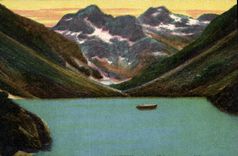 CPA Cauterets Le lac d'Estom