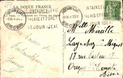 CPA Fontainebleau Le Palais Crepuscule sur l'Etang des Carpes 