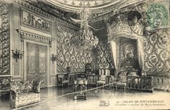 CPA Palais de Fontainebleau Chambre a Coucher de Marie Antoinette 