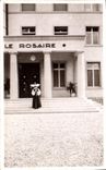 CARTE PHOTO Religieuse Femme le Rosaire