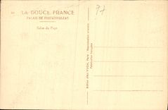 CPA Palais de Fontainebleau Salon du Pape 